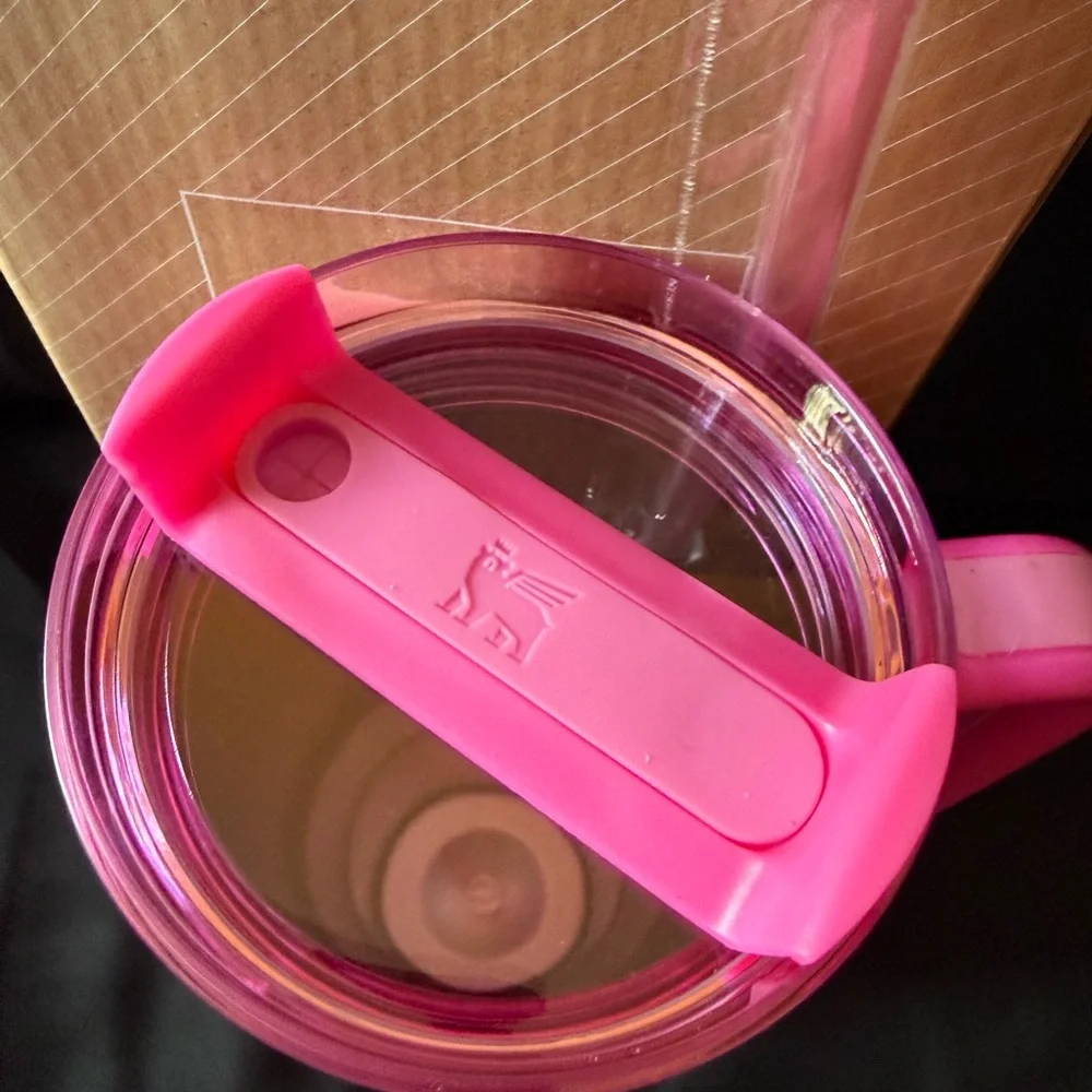 New 40oz Stanley Starbucks Edition Pink Insulated Travel Tumbler with Handle - Picture 5 of 8